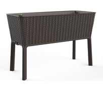 Готовая грядка на ножках Keter Сплендор коричневый 255151