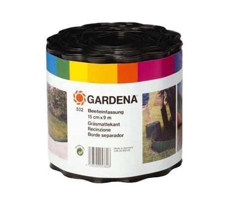 Бордюр черный (15 см) Gardena 00532-20.000.00