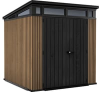Хозяйственный блок Pent 7/7 Shed VER коричневый Keter 259817