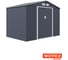 Сарай Storage-04-3 темно-серый с белым 277х195х203 см Wotex 2771953 4