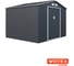 Сарай Storage-05-3 темно-серый с белым 277х259х203 см Wotex 2772593 4