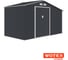 Сарай Storage-08-3 темно-серый с белым 342х195х203 см Wotex 3421953 4