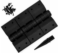 Шарнир для средней клумбы Holzhof 30х225 мм, пластик, черный PLSH30225BL