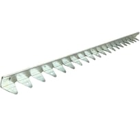 Бордюр GIDROSTOK Zinked Line стальной, оцинкованный, h 40 мм, длина 1200 мм 7339