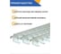 Бордюр GIDROSTOK Zinked Line стальной, оцинкованный, h 60 мм, длина 1200 мм 7330 2