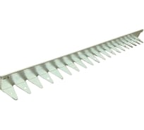 Бордюр GIDROSTOK Zinked Line стальной, оцинкованный, h 50 мм, длина 1200 мм 7331