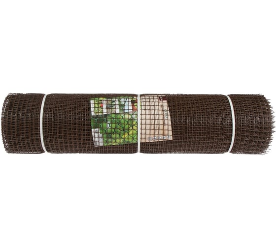 Садовая сетка Greengo 1x20 м, ячейка квадрат 15x15 мм, коричневая 5540941