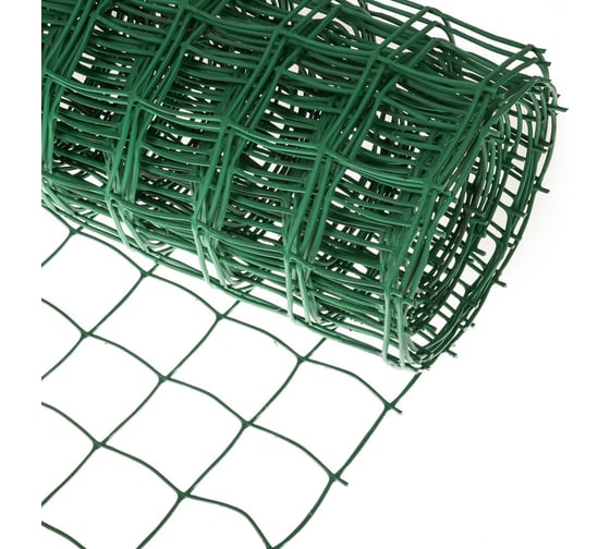 Садовая сетка Greengo 1x10 м, ячейка квадрат 83x83 мм, зеленая 3299389 1