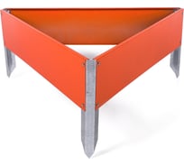 Клумба Greengo Терция 70x15 см, оранжевая 3185455