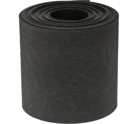 Бордюрная лента Greengo 0.15x10 м, 1.2 мм, пластиковая, черная 3253415