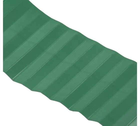 Бордюрная лента Greengo 0.1x9 м, гофра, 0.6 мм, пластиковая, зелёная 3405174
