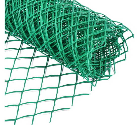 Садовая сетка Greengo 0.5x5 м, ячейка ромб 40x40 мм, зеленая 3299380