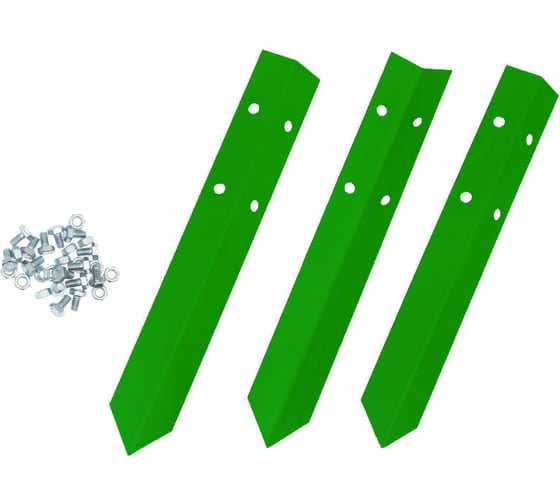 Оцинкованная клумба Greengo 2 яруса, 60-100х30 см, ярко-зелёная 2470648