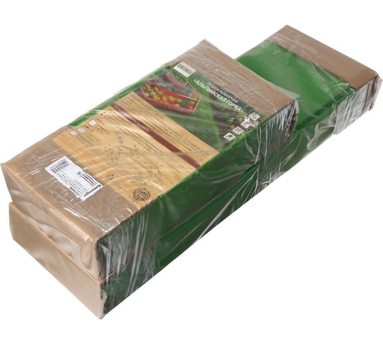 Оцинкованная клумба Greengo 2 яруса, 60-100х30 см, ярко-зелёная 2470648