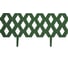 Забор декоративный PARK Ромб L=1.2м, H=22см (2шт по 60см и 4 ножки) зеленый 999337 1