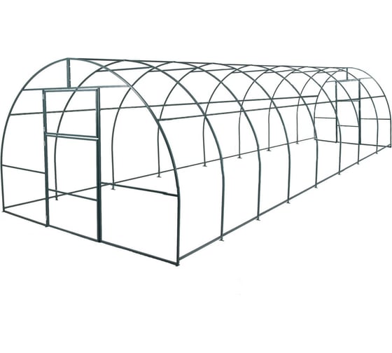 Каркас теплицы СИМАЛЕНД 8x3х2 м, 20x20 мм, шаг 1.0 м, без поликарбоната 2476613