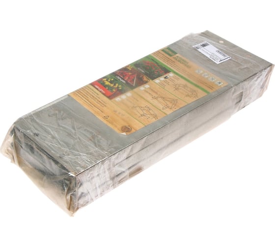 Клумба Greengo 80х15 см, оцинкованная 7636775