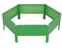 Клумба Greengo 80х15 см, оцинкованная, ярко-зеленая 1822890