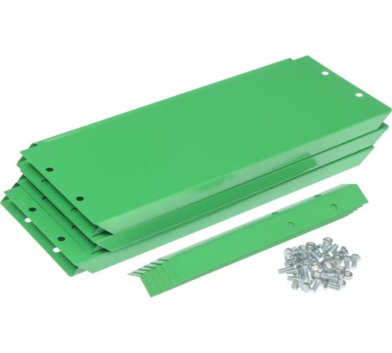 Клумба Greengo 80х15 см, оцинкованная, ярко-зеленая 1822890