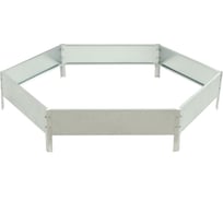 Клумба Greengo 140х15 см, оцинкованная 5498360