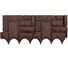Садовый заборчик Green Boom 26х22х1,7 см, 4 секции, коричневый ML01054-B 4