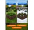Садовый заборчик Green Boom 26х22х1,7 см, 4 секции, коричневый ML01054-B 6