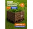 Садовый заборчик Green Boom 26х22х1,7 см, 4 секции, коричневый ML01054-B 9