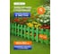 Заборчик садовый Green Boom 5 секций 40*30 см Штакетник зеленый ML01005-G 6