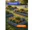 Садовый заборчик Green Boom 26х22х1,7 см, 8 секций, серый ML01058 5
