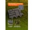 Садовый заборчик Green Boom 26х22х1,7 см, 8 секций, серый ML01058 9