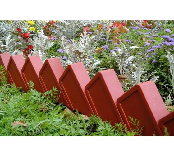 Декоративный бордюр Beroma Кирпич 13x300 см, 24 секции 07710497