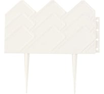 Бордюр для цветников Beroma 14x310 см, 13 секций, белый 07710489