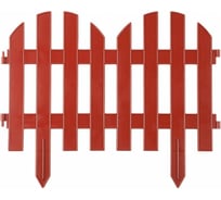 Декоративный забор Beroma 7 секций, терракотовый 07710522