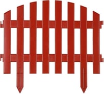 Декоративный забор Beroma 7 секций, терракотовый 07710514