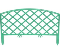 Декоративный забор Beroma Плетёнка 7 секций, зелёный 07710529