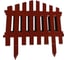 Декоративный забор Beroma 7 секций, терракотовый 07710526 1