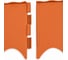 Ограда садовая Prosperplast Garden Fence (5,95м), терракотовый IKRR-R624 13