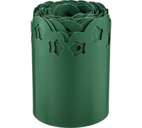 Бордюрная лента Greengo Фигурная 0.2x9 м, толщина 1.2 мм, пластиковая, зеленая 4239445