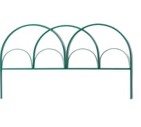 Ограждение Greengo Парашют 50x425 см, 5 секций, металл, зеленое 4191894