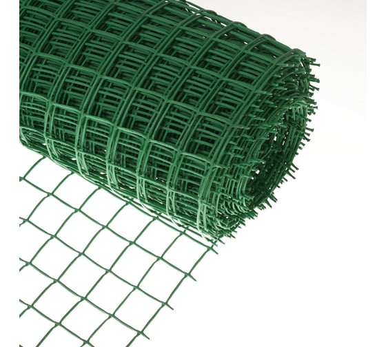 Садовая сетка Greengo 1x20 м, квадратная ячейка 50x50 мм, зелёная 4128704