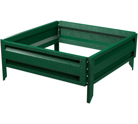 Готовая оцинкованная грядка на дачу Delta-Park GL 0.7x0.7 м, зелёная 30010GL_7070Gr