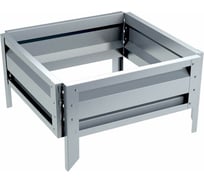 Готовая оцинкованная грядка на дачу Delta-Park GL 0.5x0.5 м, серебристая 30010GL_5050Zn