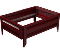 Готовая оцинкованная грядка на дачу Delta-Park GL 0.5x0.7 м, коричнево-красная 30010GL_5070Ch