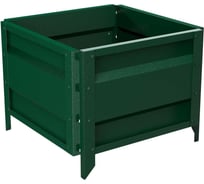 Готовая оцинкованная грядка на дачу Delta-Park GU 0.5x0.5 м, зелёная 30013GU_5050Gr