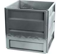 Готовая оцинкованная грядка на дачу Delta-Park GW 0.7x0.7 м, серебристая 30013GW_7070Zn