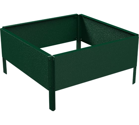 Готовая оцинкованная грядка на дачу Delta-Park GX 0.45x0.45 м, зелёная 30020GX_4545Gr 1