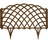 Декоративный забор Дачная мозаика Диадема светло-коричневый 46686