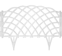 Декоративный забор Дачная мозаика Диадема белый 46682