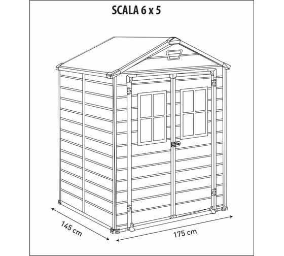 Сарай Keter SCALA 6x5 230433