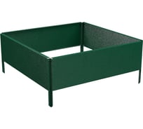 Готовая оцинкованная грядка на дачу Delta-Park GY 0.7x0.7 м, зелёная 30019GY_7070Gr